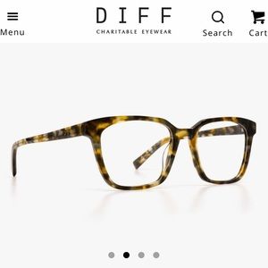 DIFF Finn Tortoiseshell Blue Light Glasses